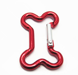 48MM Aluminum Bone Shaped Carabiner