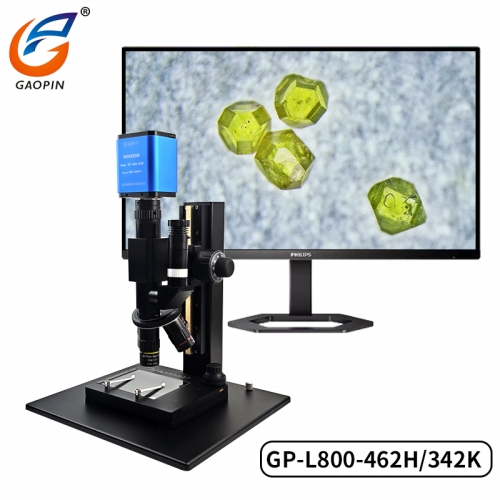 江蘇黄瓜视频下载GP-L800-462H/324K金相顯微鏡4檔變倍150-1500倍超清拍攝USB3.0接電腦專業測量軟件