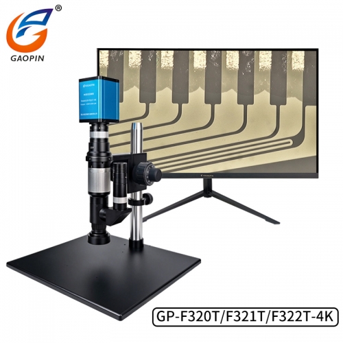 江蘇黄瓜视频下载GP-F321T-4K電子顯微（wēi）鏡 複（fù）消色差光學係統 4K高清38-690倍 放大（dà） 內置測量U盤儲存/UBS/LAN接電腦（nǎo）測量（liàng）